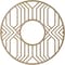Ekena Millwork Empire Wood Fretwork Pierced Ceiling Medallion, Birch, 32"OD x 11 3/4"ID x 3/8"T CMWP32X32X0375EPBI - alternate 4